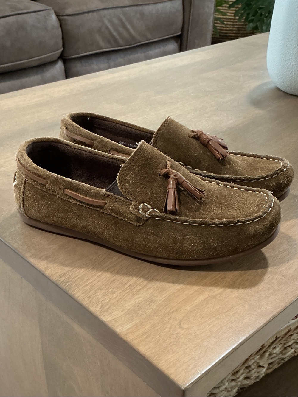 Florsheim Suede Tassel Loafers